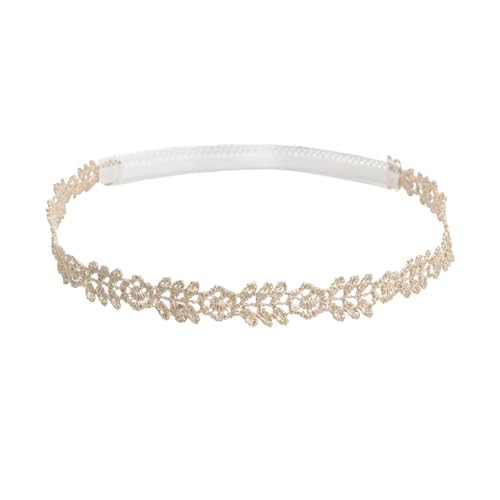Baby Stirnband, Spitzen-Stirnband für Neugeborene, Weiches Haarbänder Baby zur Taufe, Baby Haarschmuck