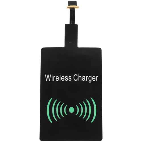 iplusmile Universal Qi Carga Inalambrica Receptor, Ultra-Delgado Android Lade Adapter Micro USB Port Module Patch, Positive Dirección