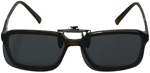 Namaha For Life Flip up Big Clip on for Spectacles Polarised Attachment For Big Frames Big Eye glasses