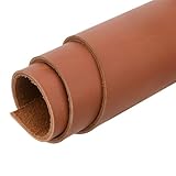Veg Tan – Pièces prédécoupées en cuir de vache pleine fleur de 3,5 mm – Cuir tanné végétal pour outillage, sculpture, moulage, teinture (3,5 mm, marron, 30,5 x 45,7 cm)