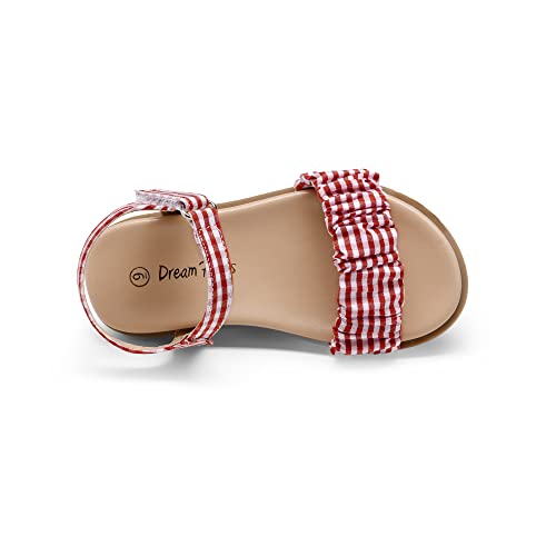 Image of DREAM PAIRS Girls Sandals Open-Toe Princess Dress Flat Sandals Summer Shoes(Toddler /Little Kid)