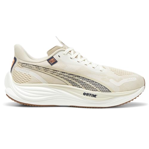 PUMA Mens Velocity Nitro 3 X Fm Running Sneakers Shoes - Beige - Size 9.5 M