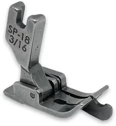 QUTEX SP-18 Industrial Sewing Machine Hinged Presser Foot with Right Guide | High Shank Hemming Presser Foot for Tailoring & Garment Sewing (Pack of 1)-image-22