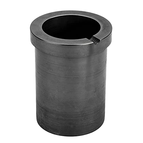 Crogiolo di grafite ad alta purezza, per metallo di fusione e metallo ad alta temperatura, 1-4 kg (capacità 4 kg)
