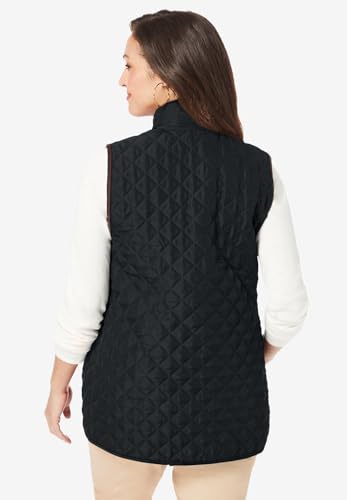 Jessica London Women's Plus Size Quilted Vest2