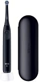 Oral-B iO 2 Black Electric Toothbrush for Adults, 3 Cleaning Modes, Gentle on Gums, Soft Brushing, Accessories, Replacement Oral B Brush, Charger, Travel Case - 4