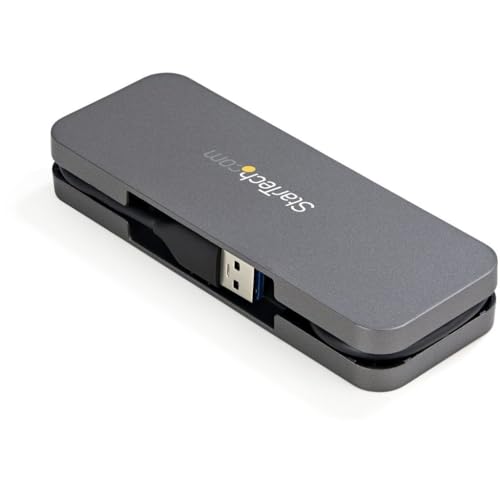 Hub USB 3.0 Startech 4 Ports avec Câble de 28 cm Idéal pour PC Portable en Télétravail