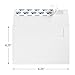 ValBox A4 Photo Envelopes 100 Qty 4 x 6 White Kraft Paper Envelopes Self Seal for 4x6 Cards, Photos, Weddings, Invitations, Baby Shower, 4.25 x 6.25 Inches (A4)