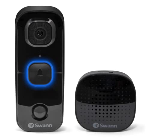 Swann Buddy Video Doorbell, 2 Piece Set