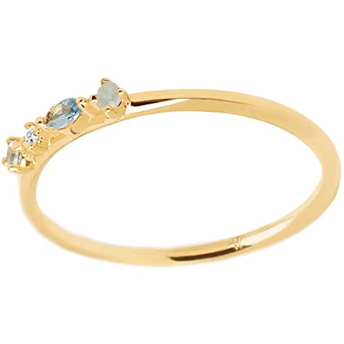 Bague Atelier Midnight P D PAOLA bague argent 925 plaqué or au design haute joaillerie