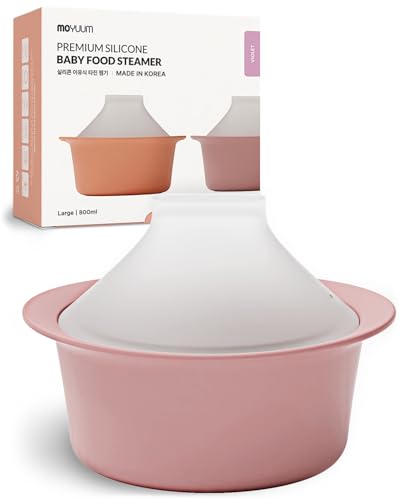 Comparison: Best Japanese Microwave 8 Moyuum Silicone Microwave Steamer | Made in Korea, Baby Food Maker Bowl with Lid, Egg and Vegetable Steam Cooker, Japanese Donabe Inspired Cooking Pot, Dishwasher Safe(Large, Violet)