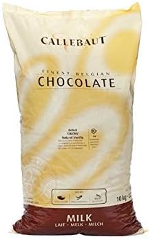 Belgian Milk Chocolate Baking Callets (Chips) - 31.7% - 1 bag, 22 lbs