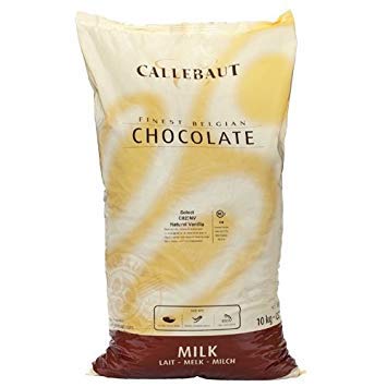 Belgian Milk Chocolate Baking Callets (Chips) - 31.7% - 1 bag, 22 lbs