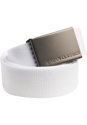 Urban Classics Canvas Belts Pasek Uniseks , Biały , 120