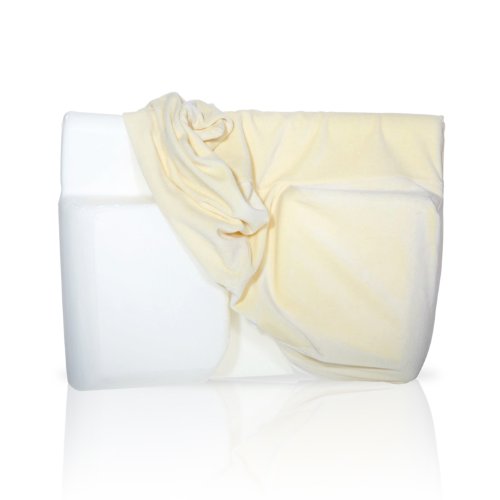 Better Sleep Pillow Memory Foam Pillow Pillowcase, 5.5 Inch, Cream