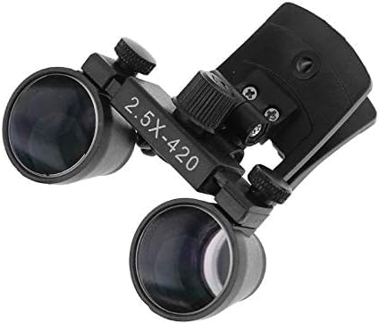Loupe binoculaire 2,5 x - À clipser - En verre optique - Tête de laboratoire