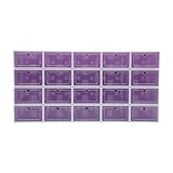 TAPMING 20 cajas de zapatos apilables cajones plegables cajas de zapatos de plástico transparente con tapa zapatero adecuado para hombres y mujeres 33 x 23 x 14 cm