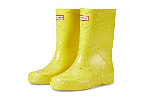 Hunter Little Kids Original First Classic Giant Glitter Boot - Yellow, Size 1 #TOP3