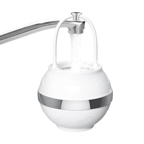 LOFICOPER Bath Filter for Tub, 8 Stage Bathtub Water Filter, 2500 Gallons of Filtration, Removes Hundreds of Contaminants, for Smoother Skin and Hair