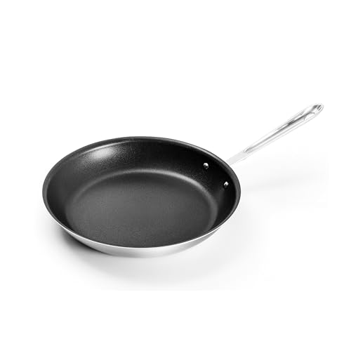 All-Clad D5 Brushed Pro Nonstick 5-ply Bonded Cookware, Fry Pan, 12 inch