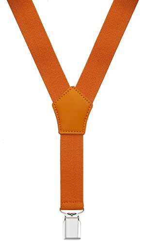 Image of Men's Boys' Bow Tie and Suspenders Set Y Shape Adjustable Elastic