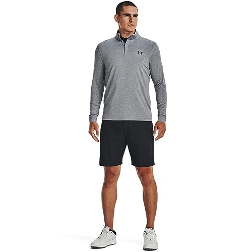 Pull de golf Under Armour Playoff homme col 1/4 zip extensible noir - 3