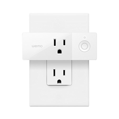 Wemo Mini Smart Plug (1-Pack), Wi-Fi Enabled, Compatible with Alexa and Google Home