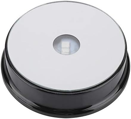 LED Base Stand, Round LED Light Base Show Stand Display Plate with 7 Color Lighting for Crystal Art/Glass Bottle/Figurine Decoration, Home Decor, Xmas Gift