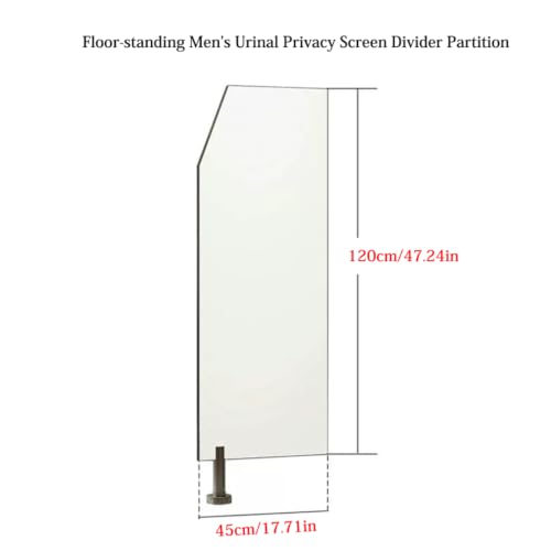 Evite reformas complejas con este panel divisor para urinario de montaje fácil 4