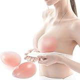 【きれいなバストを演出】 独自の構造で初心者から上級者の方まで簡単にきれいなバストをつくれます。初めての方にも安心です！やわらかいシリコンブラなので簡単、誰でも谷間メイク！ドレスや水着、ワンピースなど簡単に盛れちゃいます！ 【違和感ゼロで瞬間、詐欺盛り】 自然なバストラインでナチュラル爆盛り。カラーはより肌の色に近いピンクベージュカラーなので従来版の色とは違い薄いカラーのお洋服でも透けることはなく普段着はもちろんドレスやコスプレ、スポーツウェアなど様々なシーンでご使用いただけます。 【圧倒的な粘...