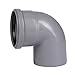 Produktbild Ostendorf HT Abwasserbogen 100mm 87° Grau PP 1 Stk