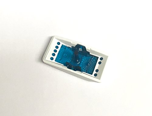 Southern Marine Euro Rocker Switch Cover, White with Blue Lens. Contura III. Fits Carling, Cole Hersee, Blue seas (Cockpit Light)