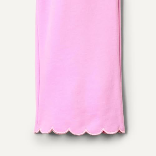 Image of Amazon Essentials x Sofia Grainge Toddlers and Baby Girls' French Terry Sweatshirt Pant and Top Set