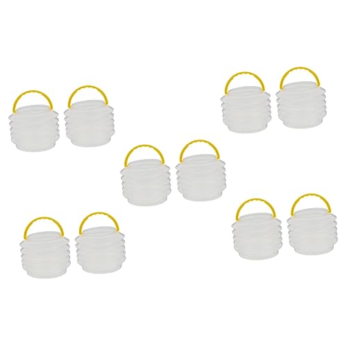 LALAFINA 5sets Portable Pen Washing Bucket Cleaning Buckets for Kids Beginners Paint Lovers 2pcs*5