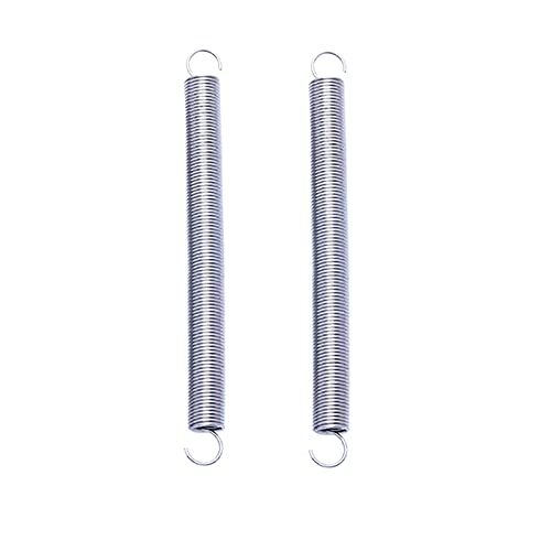 ELLANA Extension Heavy 2 Pieces, 0.6mm Wire Diameter, 7mm Outer Diameter, 140-200mm Length, Extended Compressed S-Shape Tension Spring Wire Hook ( Size : 150mm )