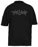 Anime Devilman Crybaby T-Shirt Bouffant Noir pour Hommes Femmes Manches Courtes Unisexe Black Baggy Unisex M