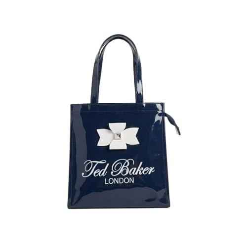 Image of SEA MOUNT Ted Baker London Multipurpose Tote Bag with Signature Bow Detail Spacious Travel Carryall, Everyday Shopping Organiser, Durable Shoulder Handbag for Work, Office, Travel & Daily Essentials