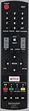 Sharp GJ221-C LED TV Remote for Lc-65le654u Lc-55le653u Lc-48le653u Lc-43le653u
