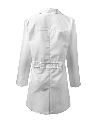 Dagacci Medical Uniform 35" Unisex Lab Coat White Xs To 2Xl (Xl) #TOP5