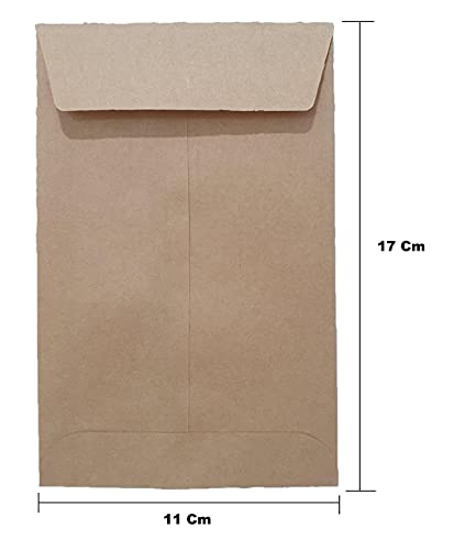 Envelope pequeno dizimo envios correios pardo 11x17 cm 100 unds