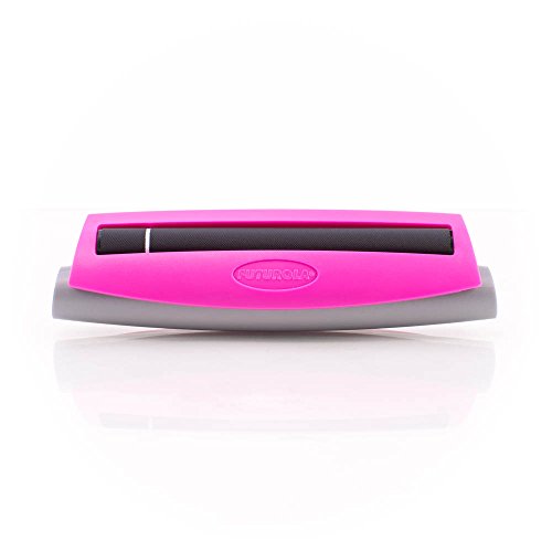 Futurola Medium Black Dutch Rolling Tray King Size Combo, Includes Rolling Tray, King Size Rolling Papers, King Size Slim Rolling Papers, Filter Tips, And Rolling Machine (Rose) #TOP1