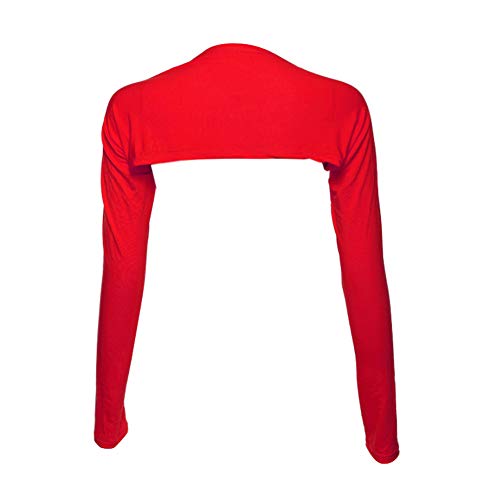 Gtagain Mujeres Elegante Abrigo Corto - Mujer Retro Manga Larga Frente Abierto Chal Cárdigan Verano Delgado Encogimiento de Hombros Boleros Salvaje Boda Vestido Toreras