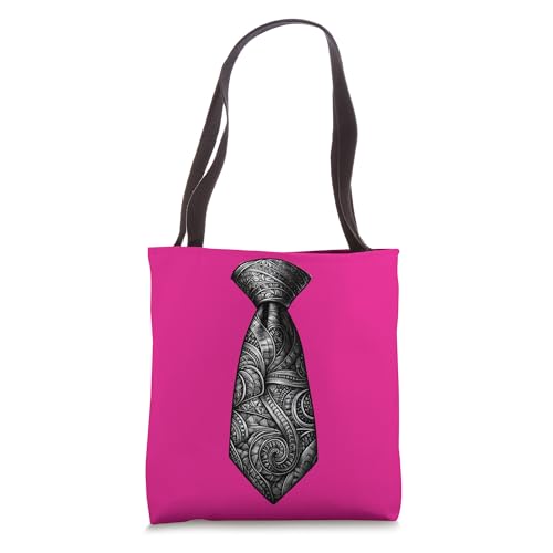 Funny Designer Neck Tie Tote Bag