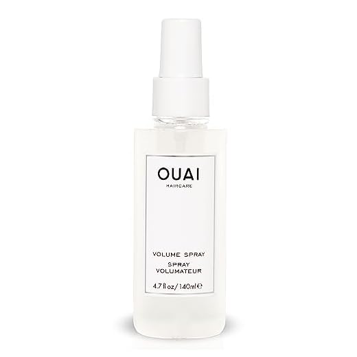 OUAI Volume Spray - Weightless, Pre-Blowout Mist for Long-Lasting Thickness, Volume & Bounce - Made with Volume Polymers & Hibiscus Extract - Free of Parabens & Sulfates - 4.7 fl oz