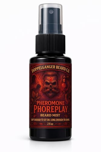 Beard Mist - Beard Cologne & Conditioning Spray for Men Leave-In Beard Conditioner with Aloe & Jojoba Hydrates Softens Reduces Itch & Never Feels Greasy