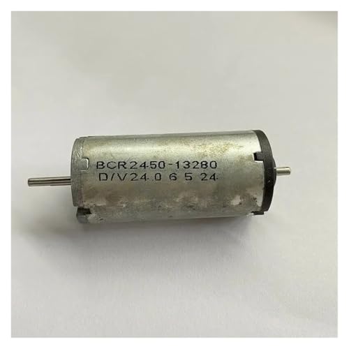 BCR2450 24mm*50mm ラウンドシリンダー モーター DC 12V-24V 強力大型トルク デュアルシャフト