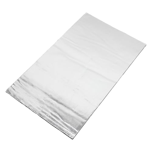 FUELHOOD 断熱マット 厚さ5mm 50cmx30cm 断熱シート 防音マット 防音 断熱材 熱反射 断熱 吸音 防音材料 車用 エンジン用 アルミシルバー 内装パーツ アクセサリー