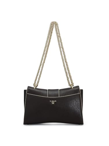 Image of Da Milano Women's Leather Shoulder Bag - Brown