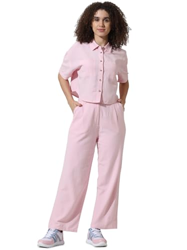 Image of ONLY Women's Cotton Blend Loose Fit Shirt