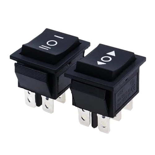 Interruptor basculante 16A 250V de 3 posiciones ON-OFF-ON para paneles de control electrico 2